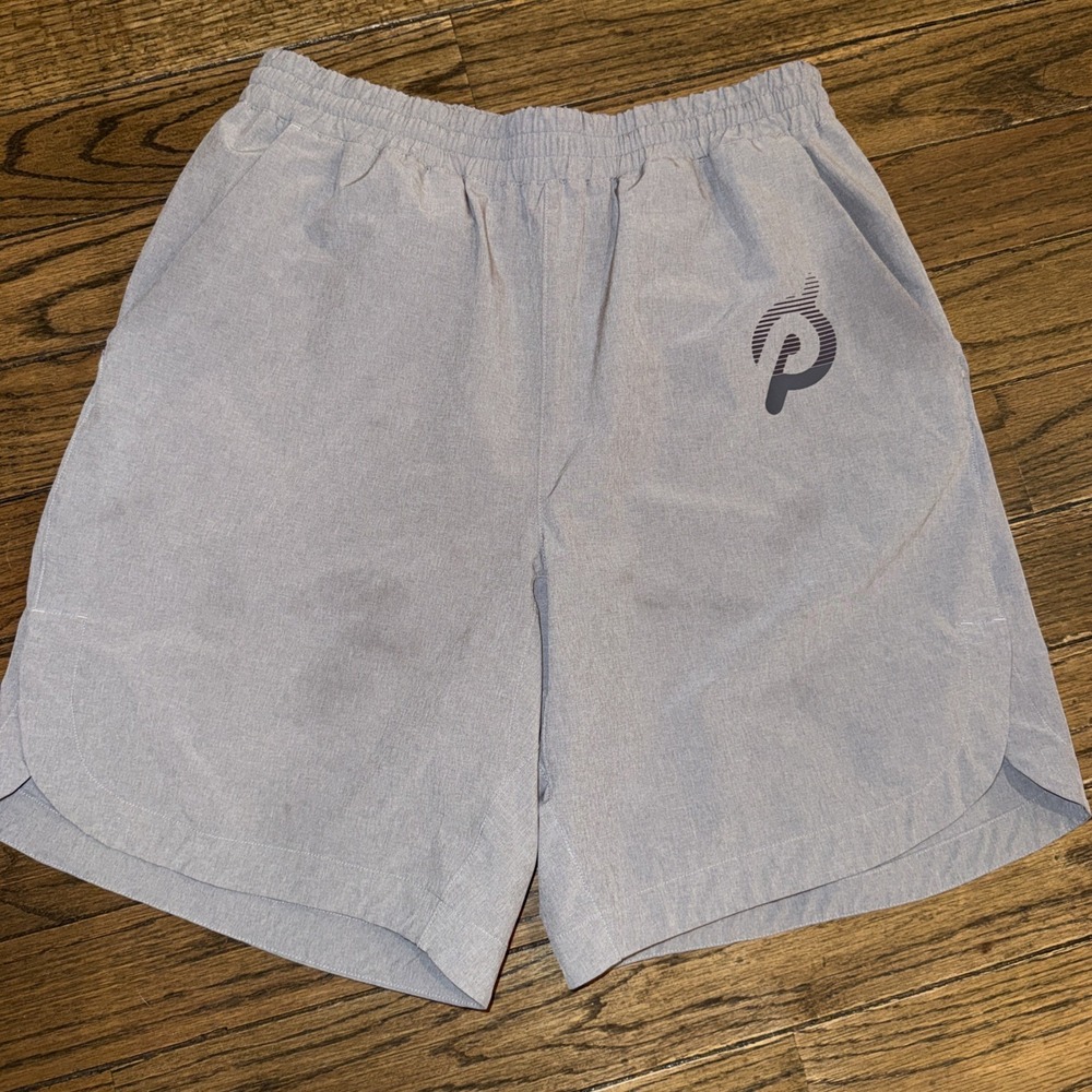 Peloton Speed Sessions Unlined Resistance Shorts Men's Medium 8" Gray Active
